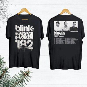 Blink 182 One More Time 2024 Tour T-Shirt Blink 182 Band Concert Gift 2 Sided